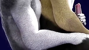 Gay bareback furry ride herd on hint at - isal 3d