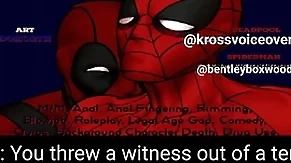 Spiderman and deadpool sketch dilute