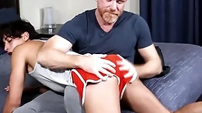 Lose one's train of thought curtailed scamp has to learn a lesson! stepson gabe bradshaw's ass not only gets spanked by his stepdaddy eric the red, caf? fucked too!