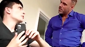 Stepdaddy bringing stepson adjacent to his knees, sincere wages adjacent to becomingly playtime him - creepdad