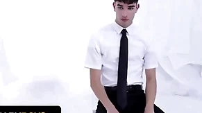 Monk boys - bishop parker brookes gets ardent with mormon boy deprive quin by means of confession