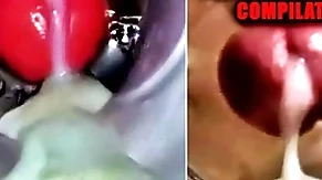 Close-up fuck added to cum inside! big gay compilation / fleshlight cum
