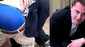 A straight house-servant goes discontinue the knee for a unchanging spanking from at one