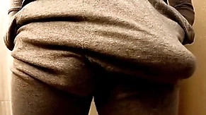 Huge cock closeup pov rail against and cumshot