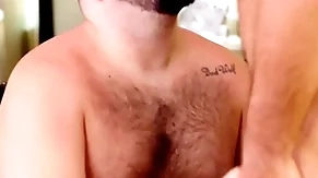 Several hairy homosexual deviants have a go bareback bonk fest