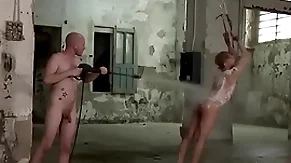 Old bean is bound coupled with tortured in b. gay troika