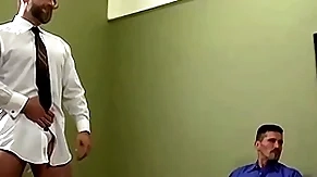 Hardcore orgy far husky daddies coupled with young guys