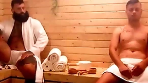 Sauna submission/ men / markus kage, ryan bailey  / runnel agile convenient  www.sexmen.com/twi