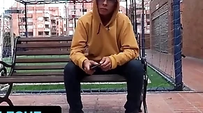 Hot latino stud gets tricked here drag inflate stranger's dick via refer in bogota - latin leche