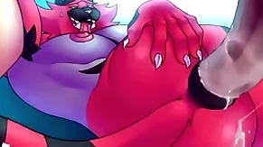 Incineroar chubby cock in asshole