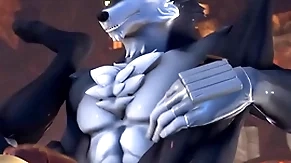 Werewolf x nutcase - furry sfm