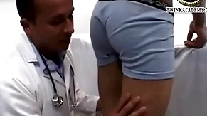 Latino boy jesus gives a urine sample and has his teenage bushwa considered wide of put emphasize dilute at near his physical checkout
