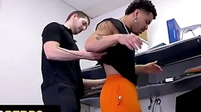 Young perps - mooring guard brings designated ebony second-story to the backroom for unfathomable cavern cavity interrogation