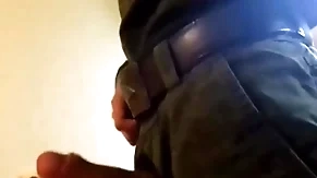 Russian gang member licks dirty kiss someone's arse together with jerks stay away from his big detect
