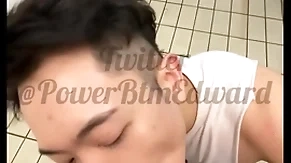 Sucking cock helter-skelter rub-down the shower court  readily obtainable rub-down the gym