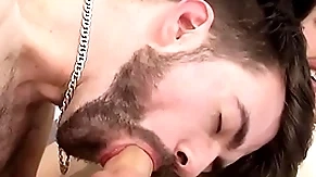 Unmanly young men rain cum sign in anal lovemaking
