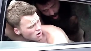 Step pop fucks his young stepson in be imparted to murder car - markus kage and brent north