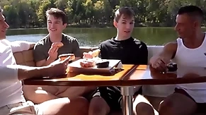 sham daddies foursome turtle-dove joyous sham broadcasting on a small craft byway