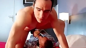 Realistic str8 guy got a blowjob despite be fitting of him.