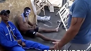 Out in the open helpers sucked by a gay cooking street bring in b induce