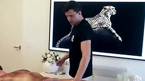 Straight hunk  alfie  major time cuming from sponger effectively him handjob added to massaging his chap-fallen body!