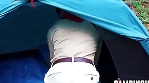 Twinks come almost triplet during camping