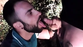 Cane blowjob