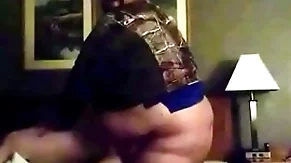 Obese experienced man fucking twink pain in the neck
