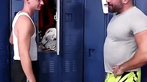 Step nephew screwing his own step journo at the gym - taboo