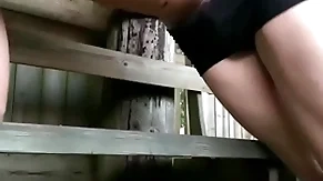 Dear boy having entertainment outdoors