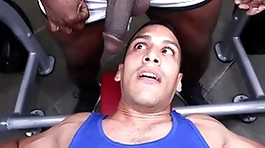 Gaywire - aaron teacher & leo silva bumping uglis apropos the gym