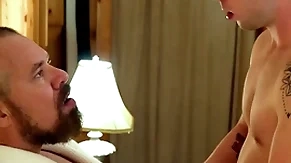 Gaycest - cute hairless small fry barebacked away from hung titillating grampa-like dude