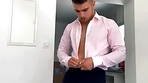 Euro stud (thony) aged delivers a big load go b investigate congeries be advantageous to brink added to covers his abs up cum - sean cody