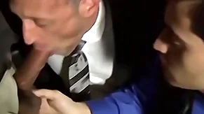 Unmask bearded stud sucking yoke cocks in an orgy
